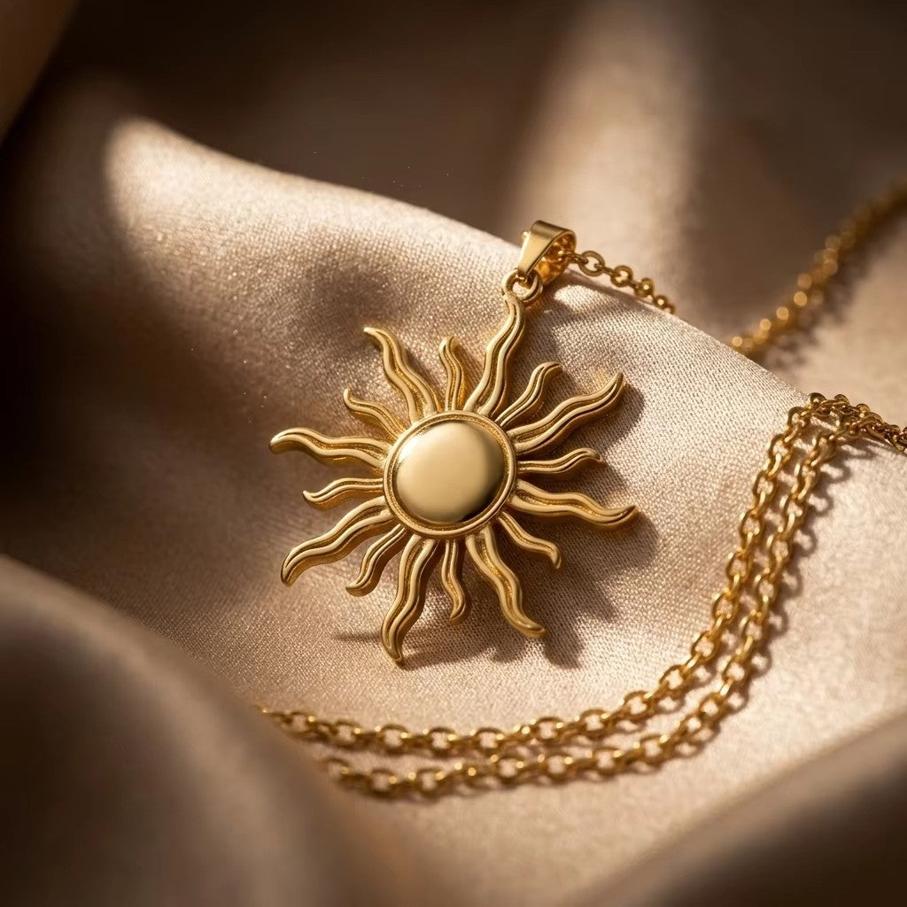Sun Pendant Necklace