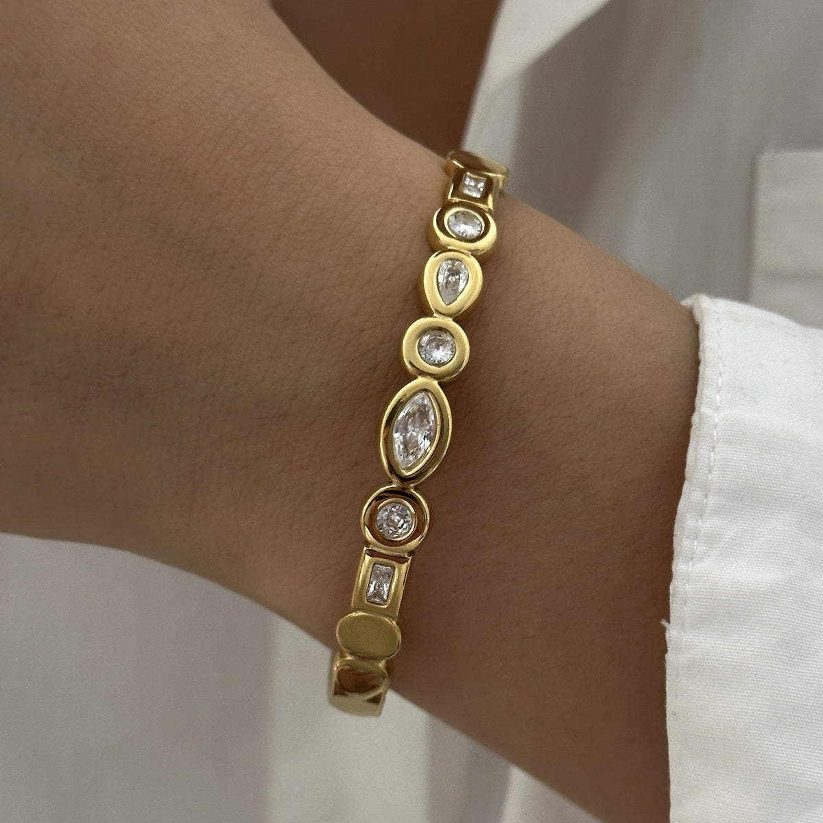 Oil-drop Snap Bracelet
