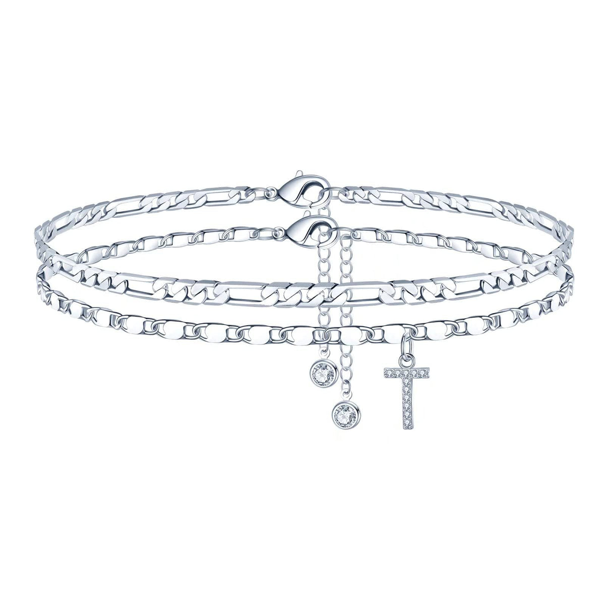 26-letter Double-layered Anklet