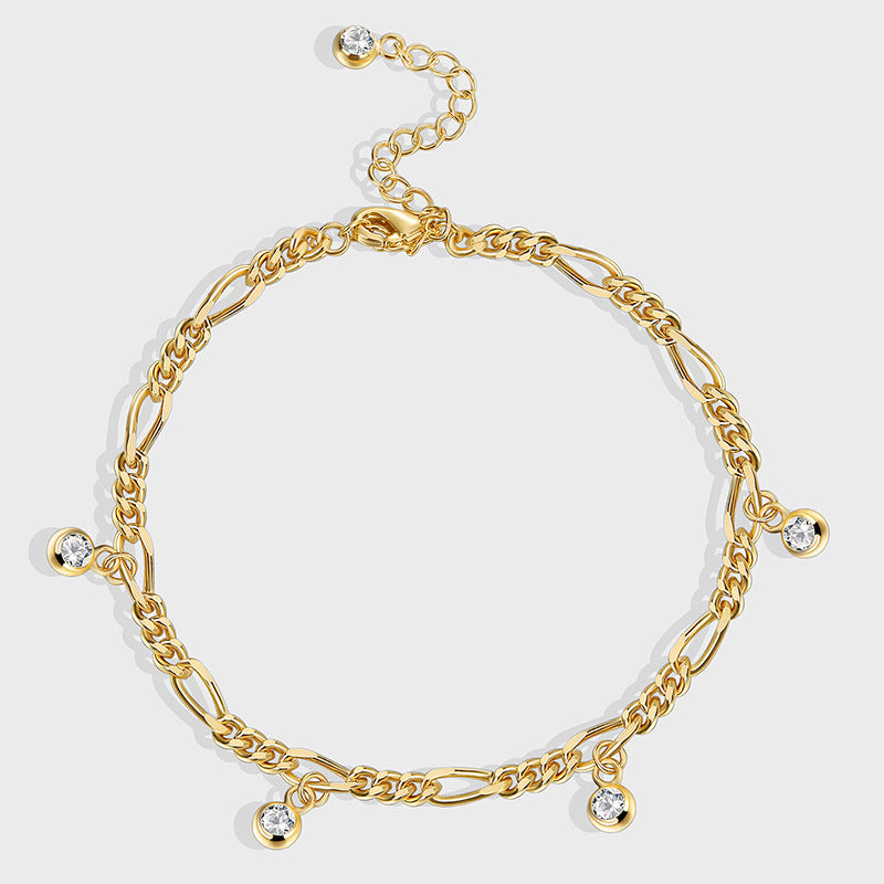 Zircon Anklet