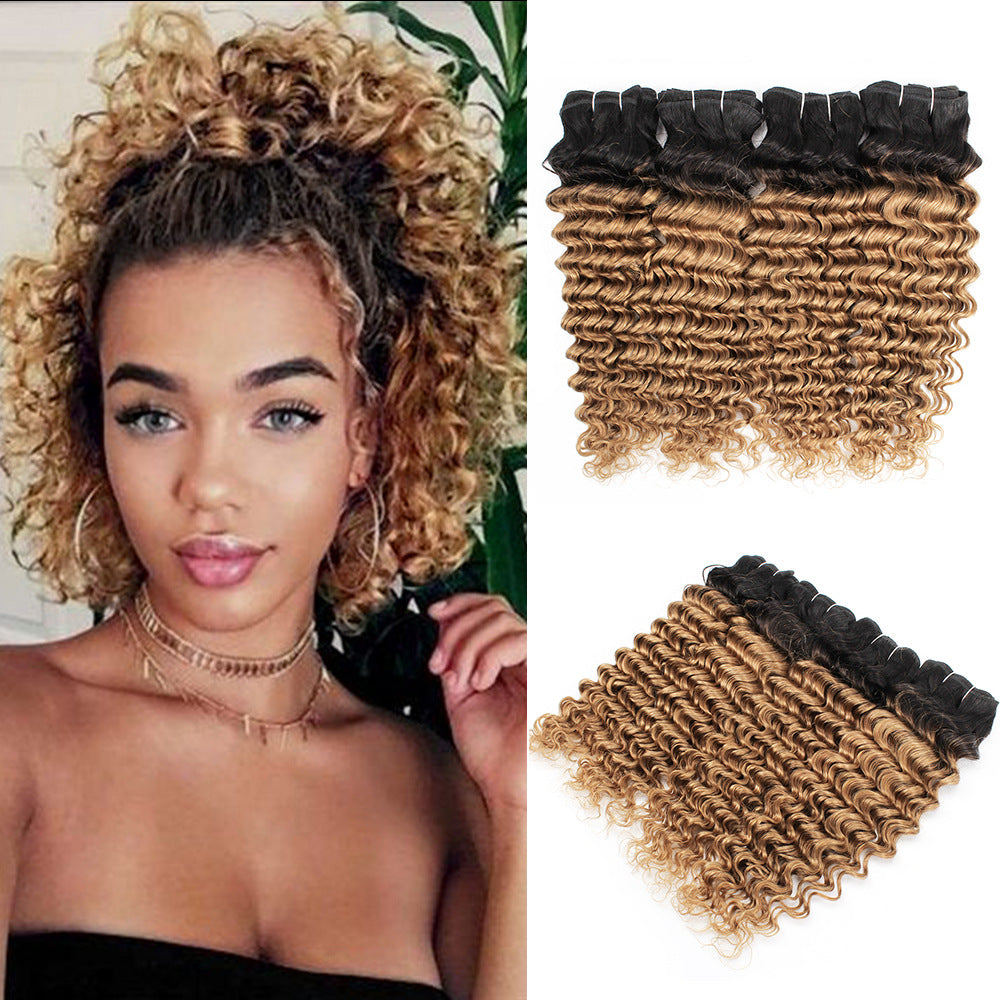 Wig Real Hair Curtain
