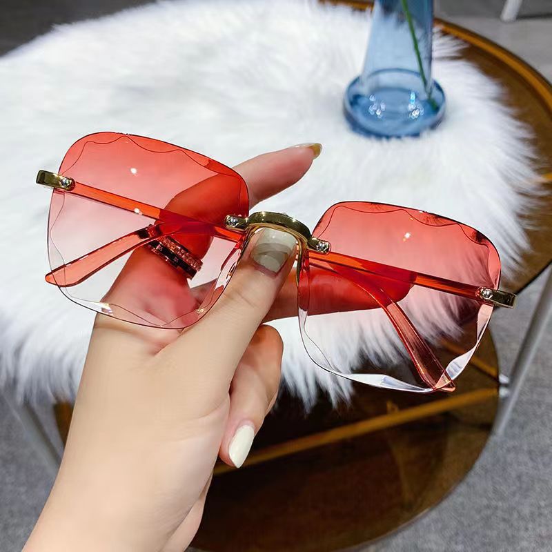 Rimless Square Sunglasses