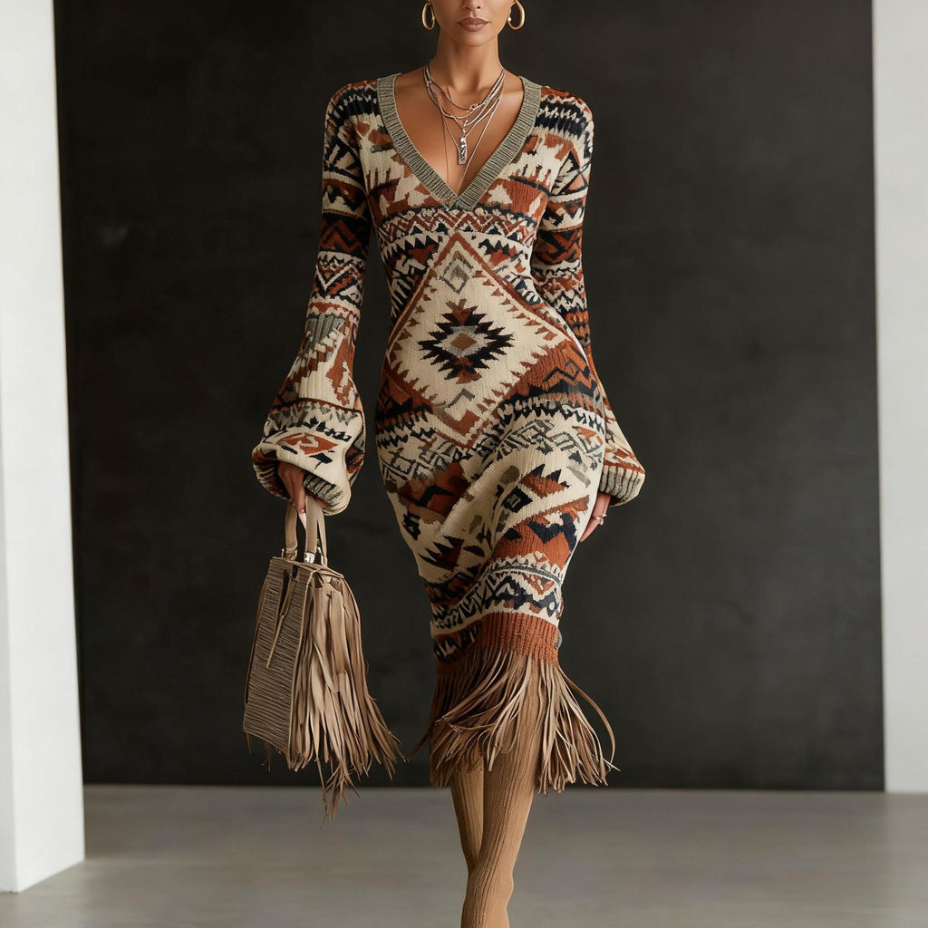 Creative Knitted Sweater Dresses
