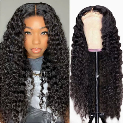 Wig Glueless Deep Wave Lace Set
