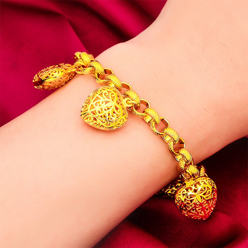 Hollow Heart Bracelet
