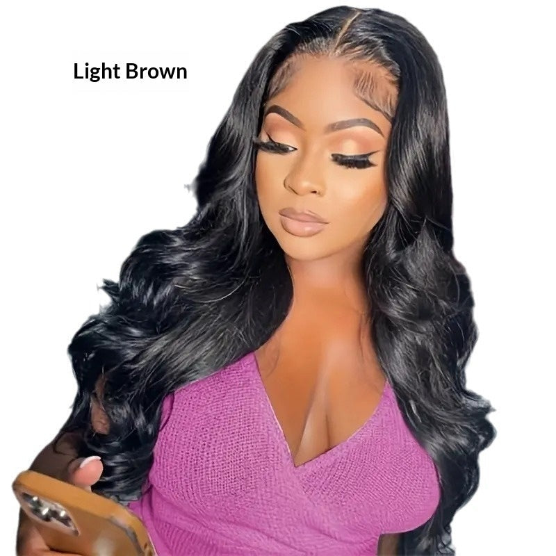 Fashionable Front Lace Full Head Wig With Big Wave Curls