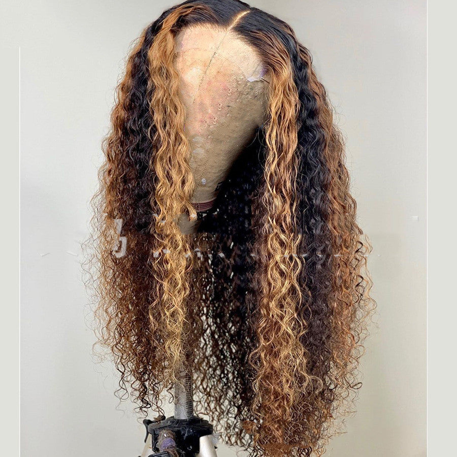 Small Wave Black And Brown Mixed Color Gradient