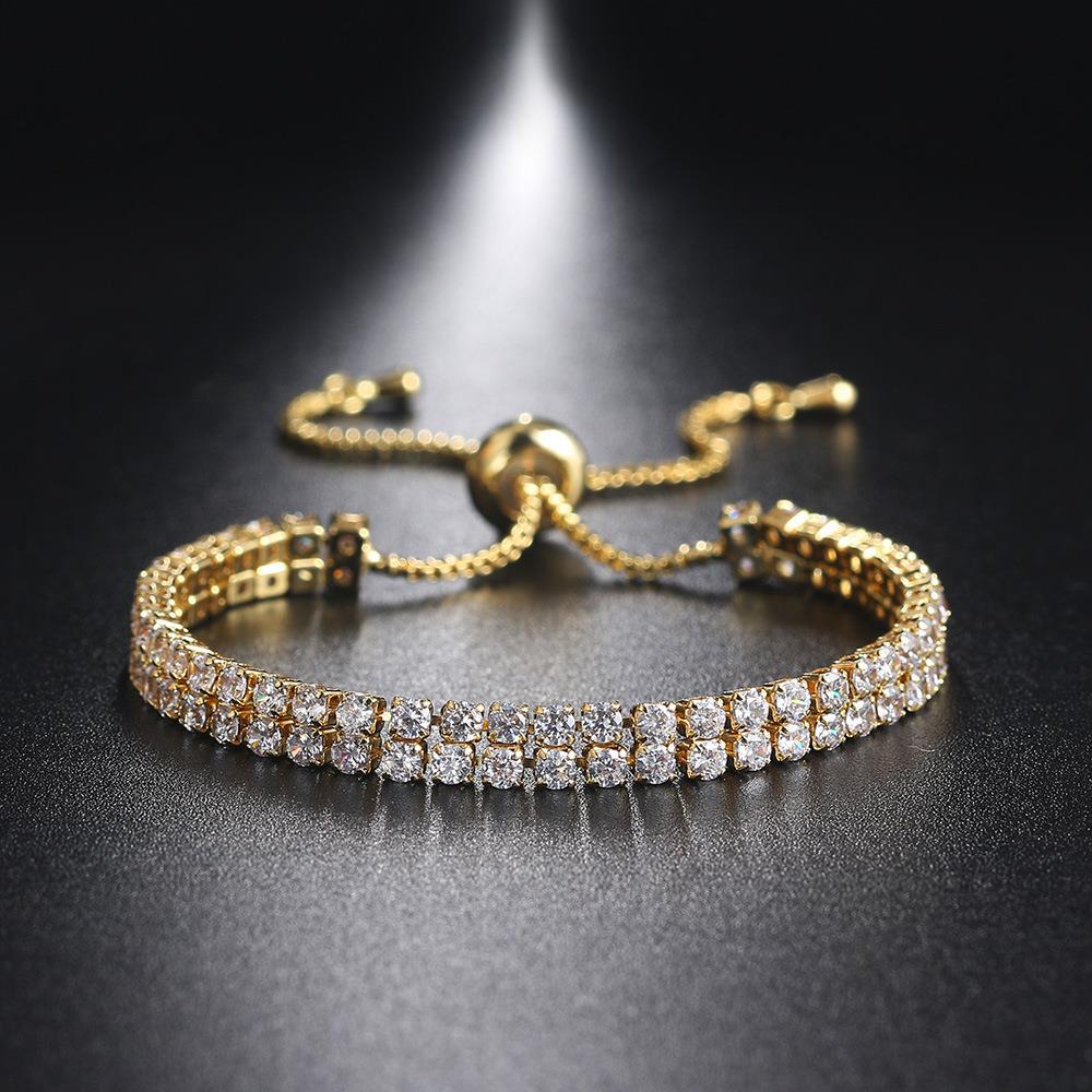Double Row Zircon Bracelet