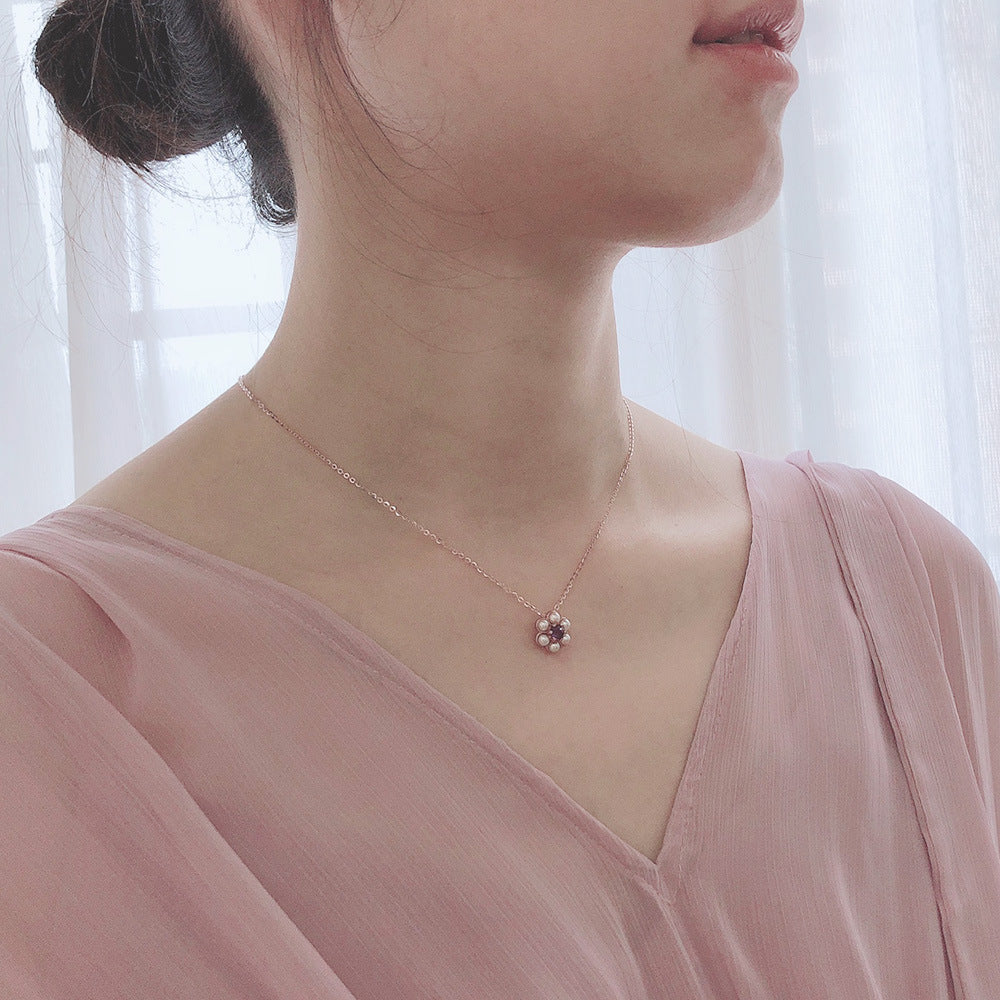 Amethyst Tassel Plum Shape Set
