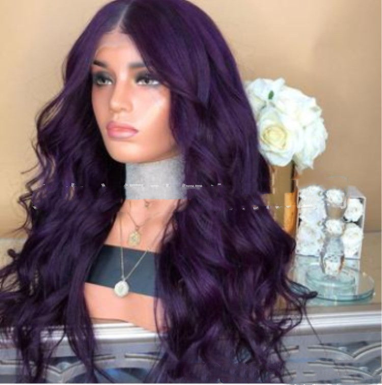 Big Wave Cosplay Anime Purple Wig