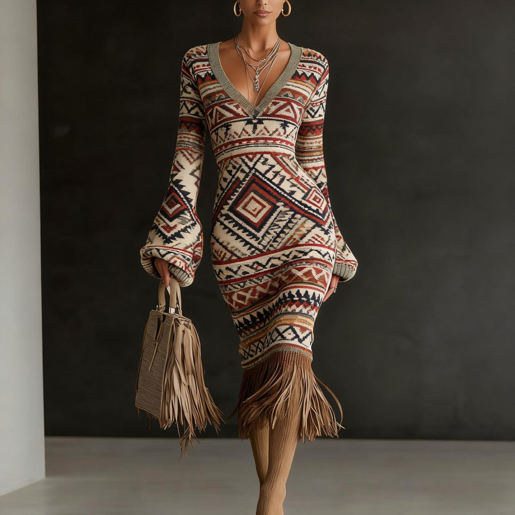 Creative Knitted Sweater Dresses