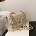 Shoulder Messenger Chain Straw Bag