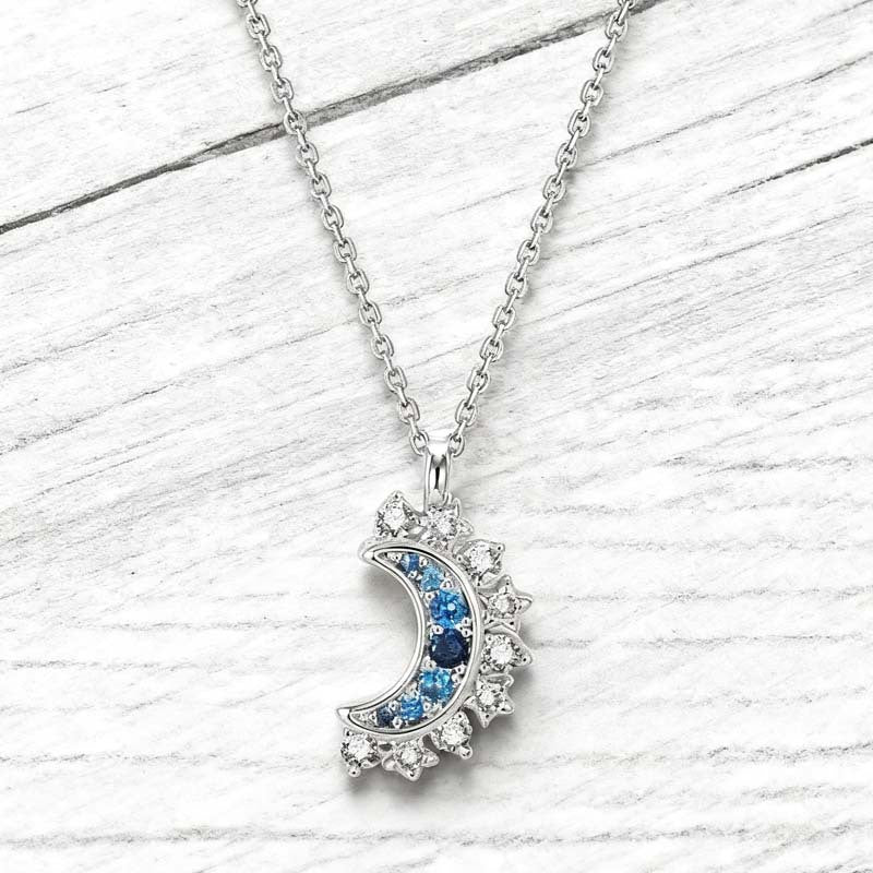 Sun And Moon Dual-Effect Stacked necklace