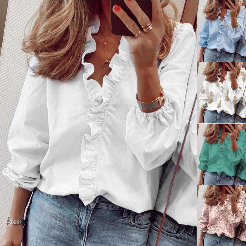 Gamirao Ruffled Blouse Top