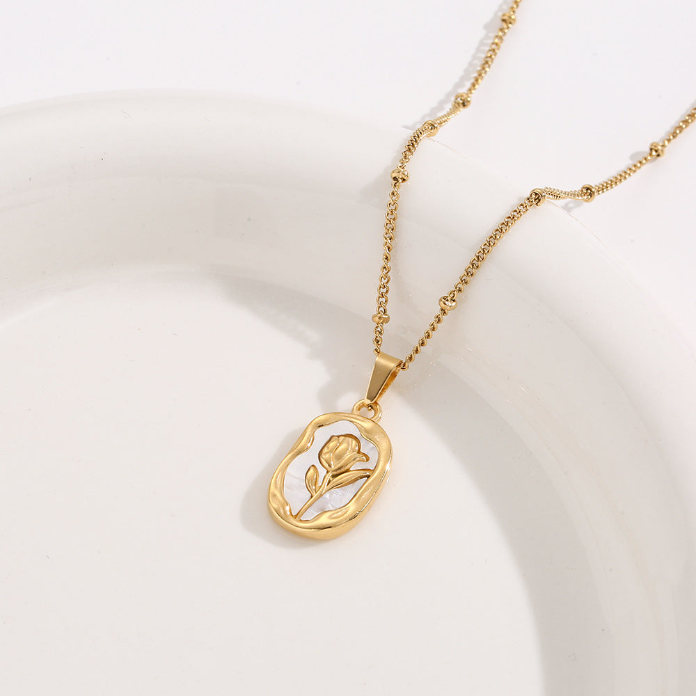 Flower Rose Necklace