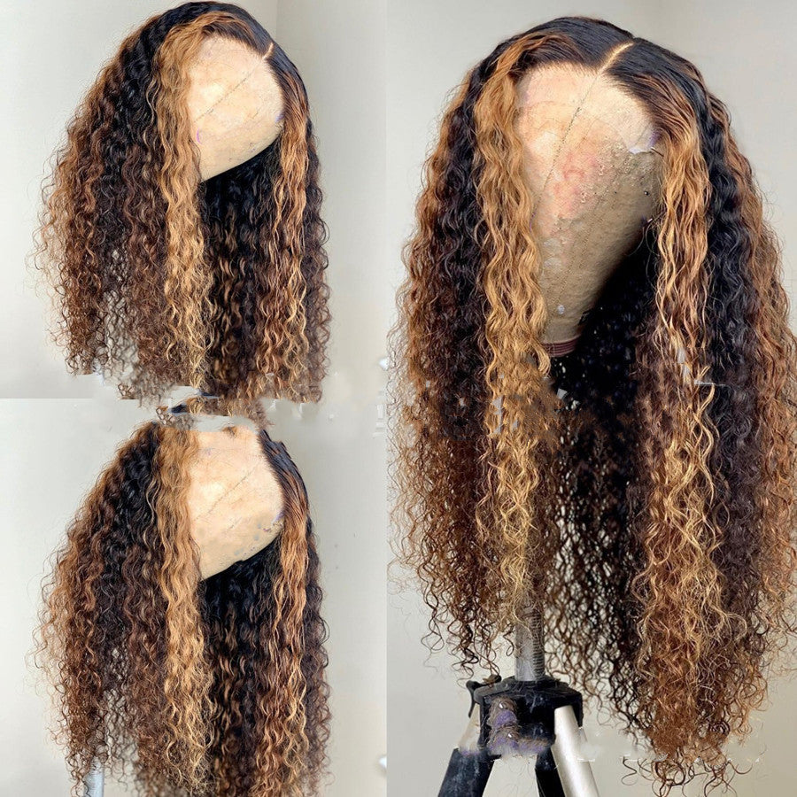 Small Wave Black And Brown Mixed Color Gradient