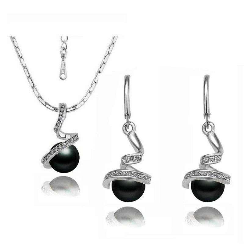 Twisted snake pearl Set