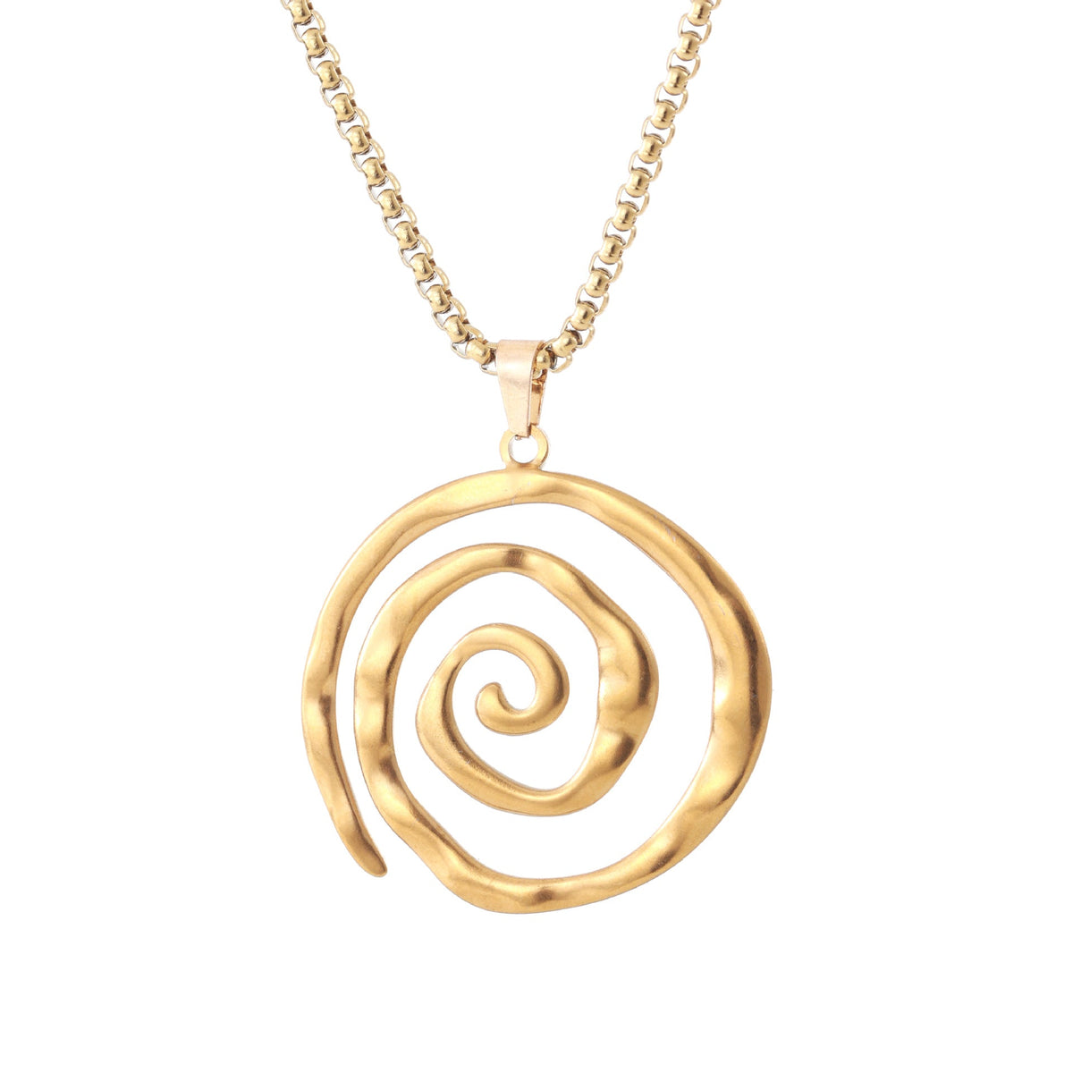 Swirl-thread Necklace