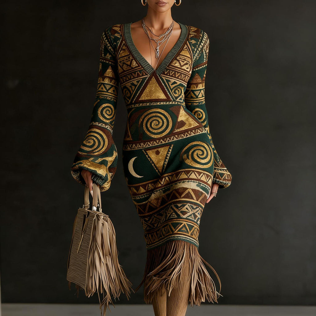 Creative Knitted Sweater Dresses
