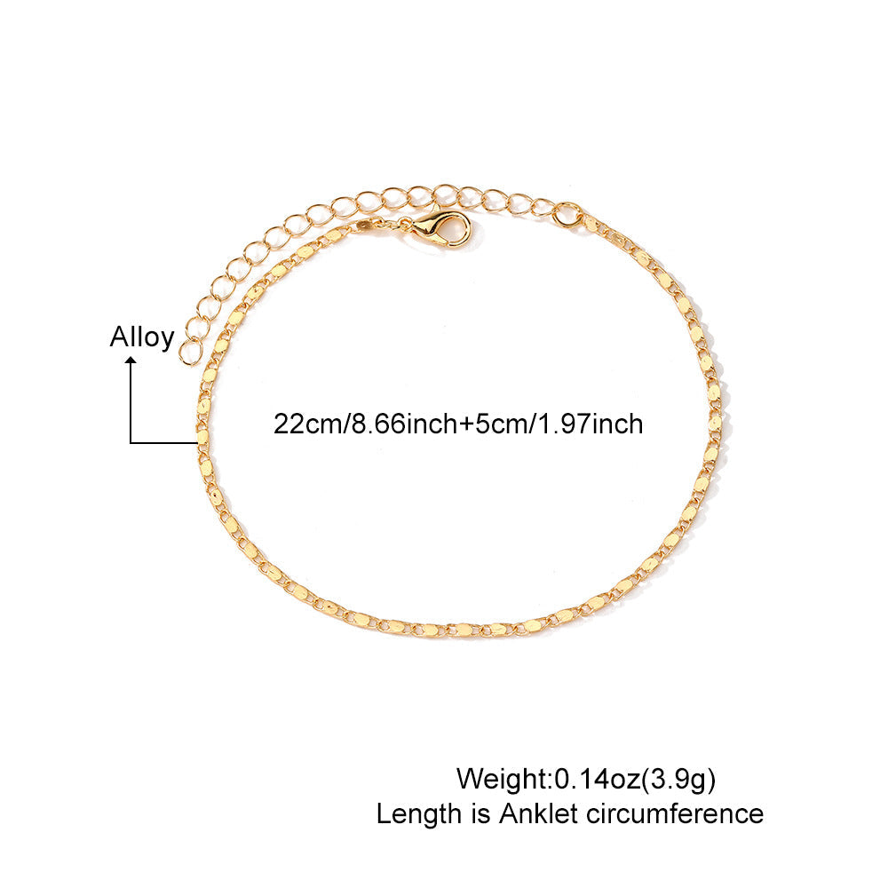 Simple Beach Anklet