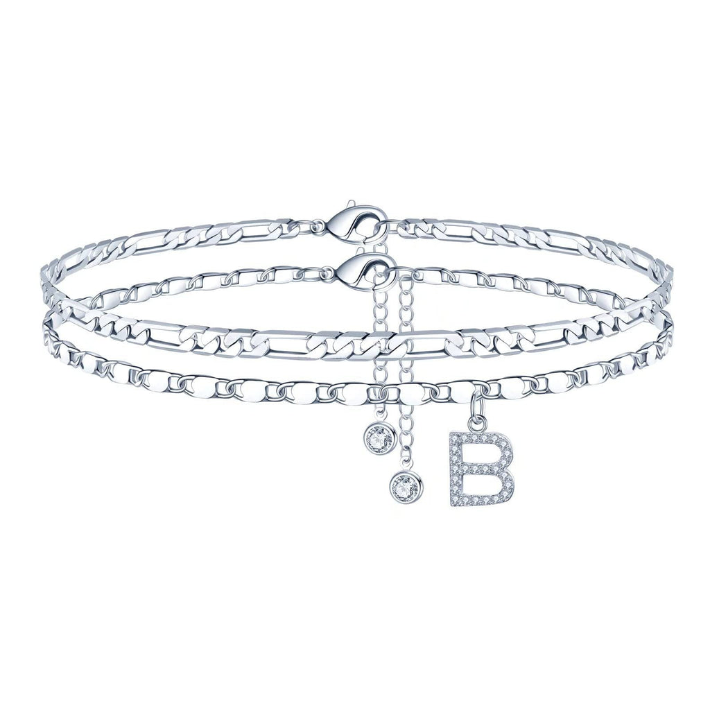 26-letter Double-layered Anklet