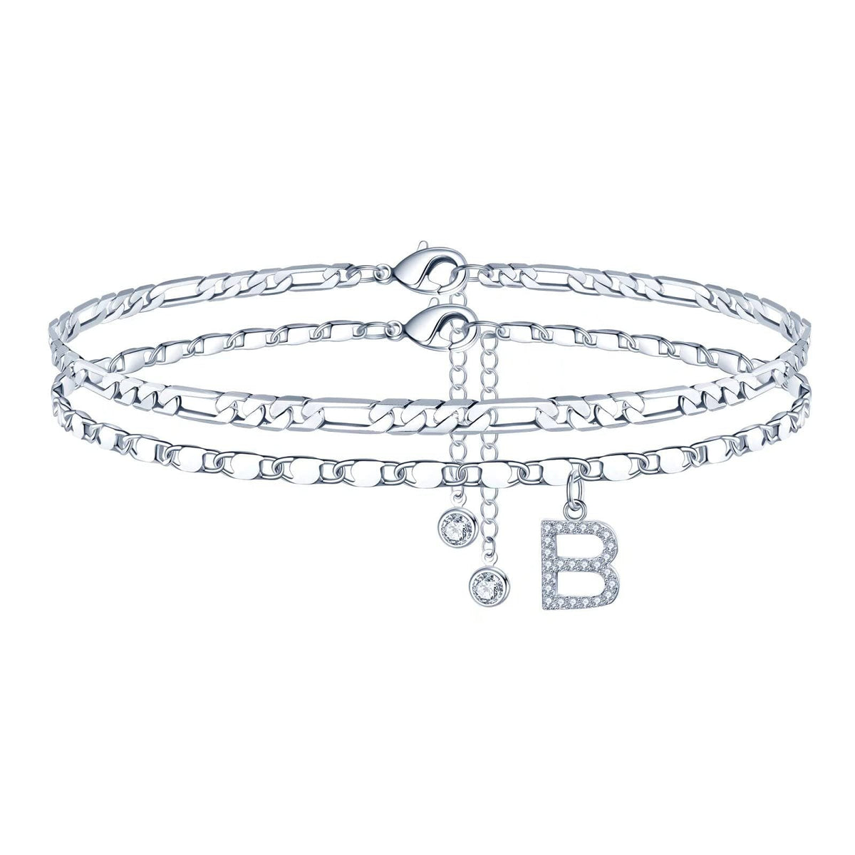 26-letter Double-layered Anklet