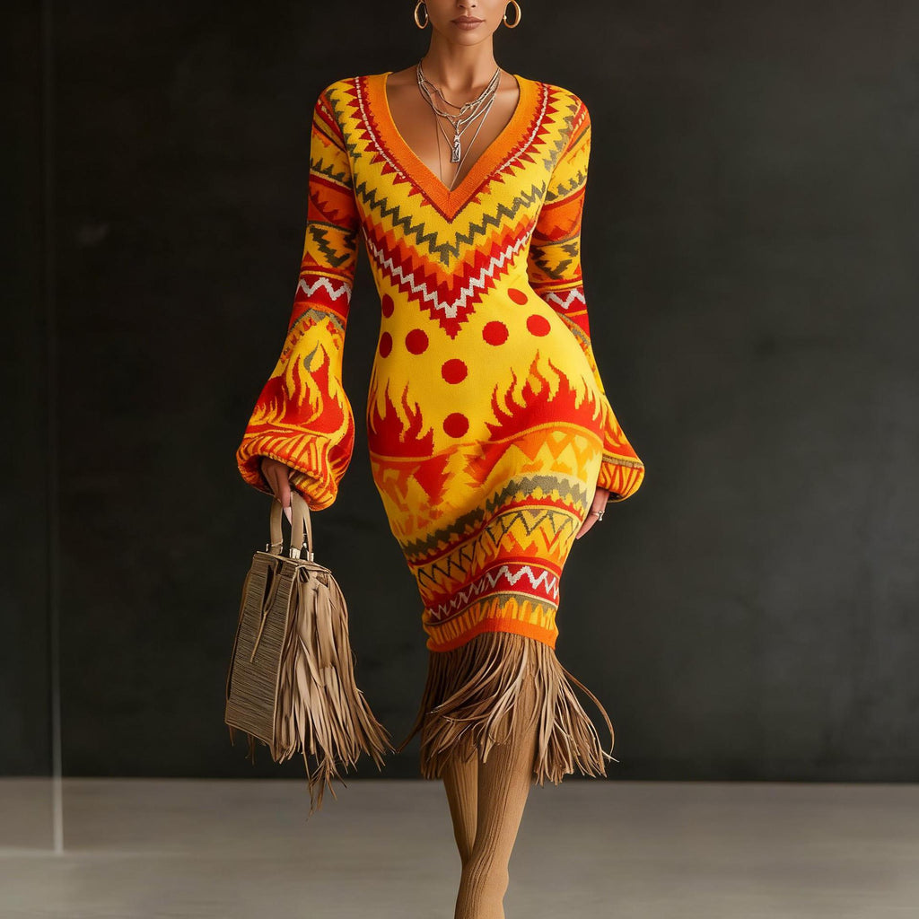 Creative Knitted Sweater Dresses