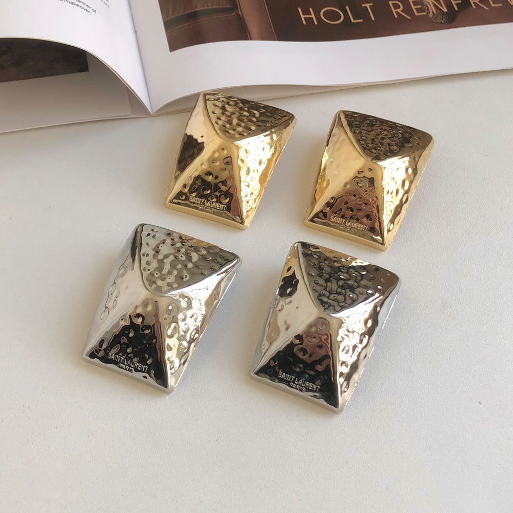 Stud Rectangular Earrings
