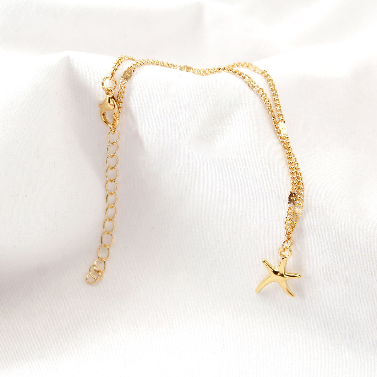 Alloy Starfish Shaped Anklet