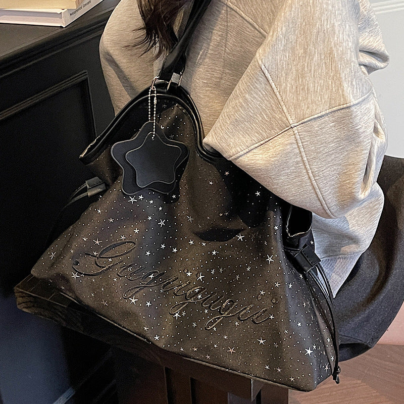 Star-print Tote Bag
