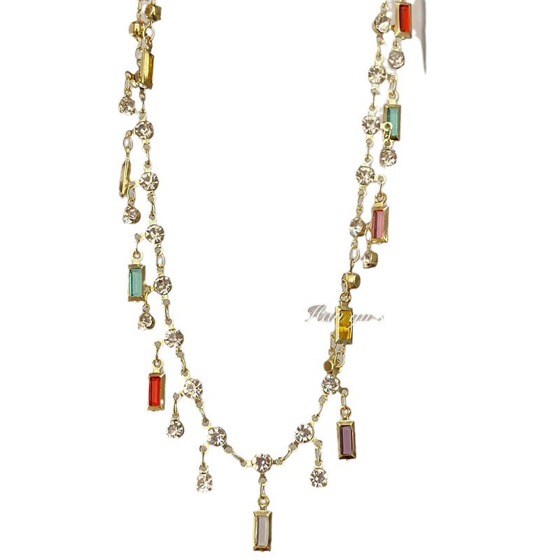 Colorized Butterfly Necklace