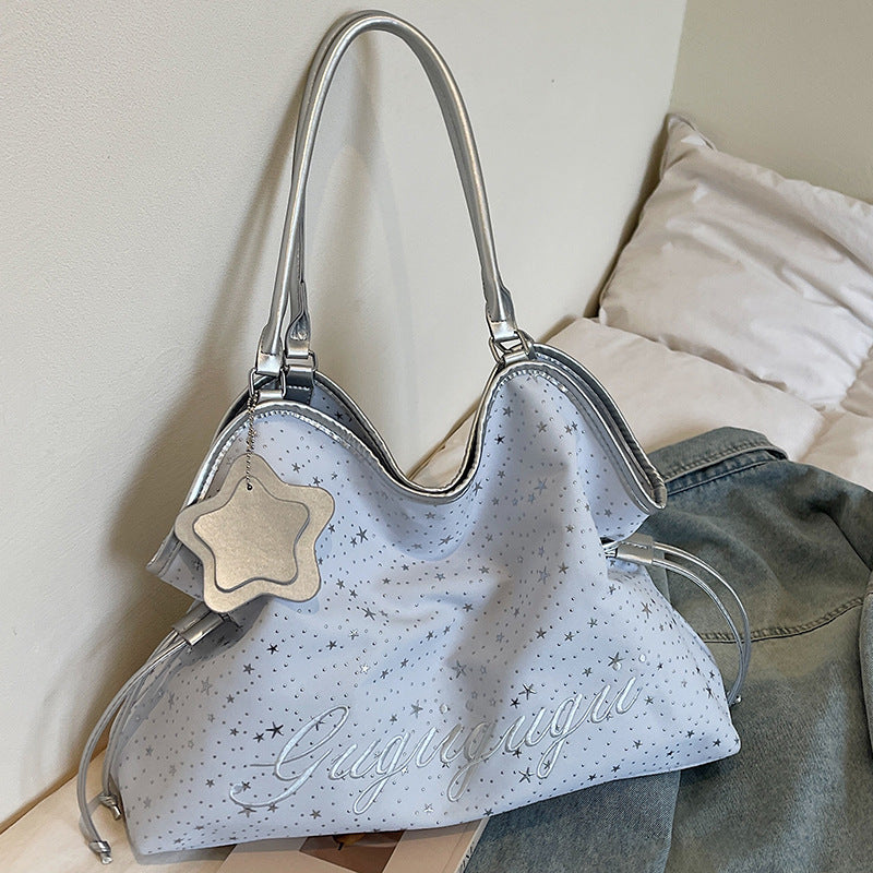 Star-print Tote Bag