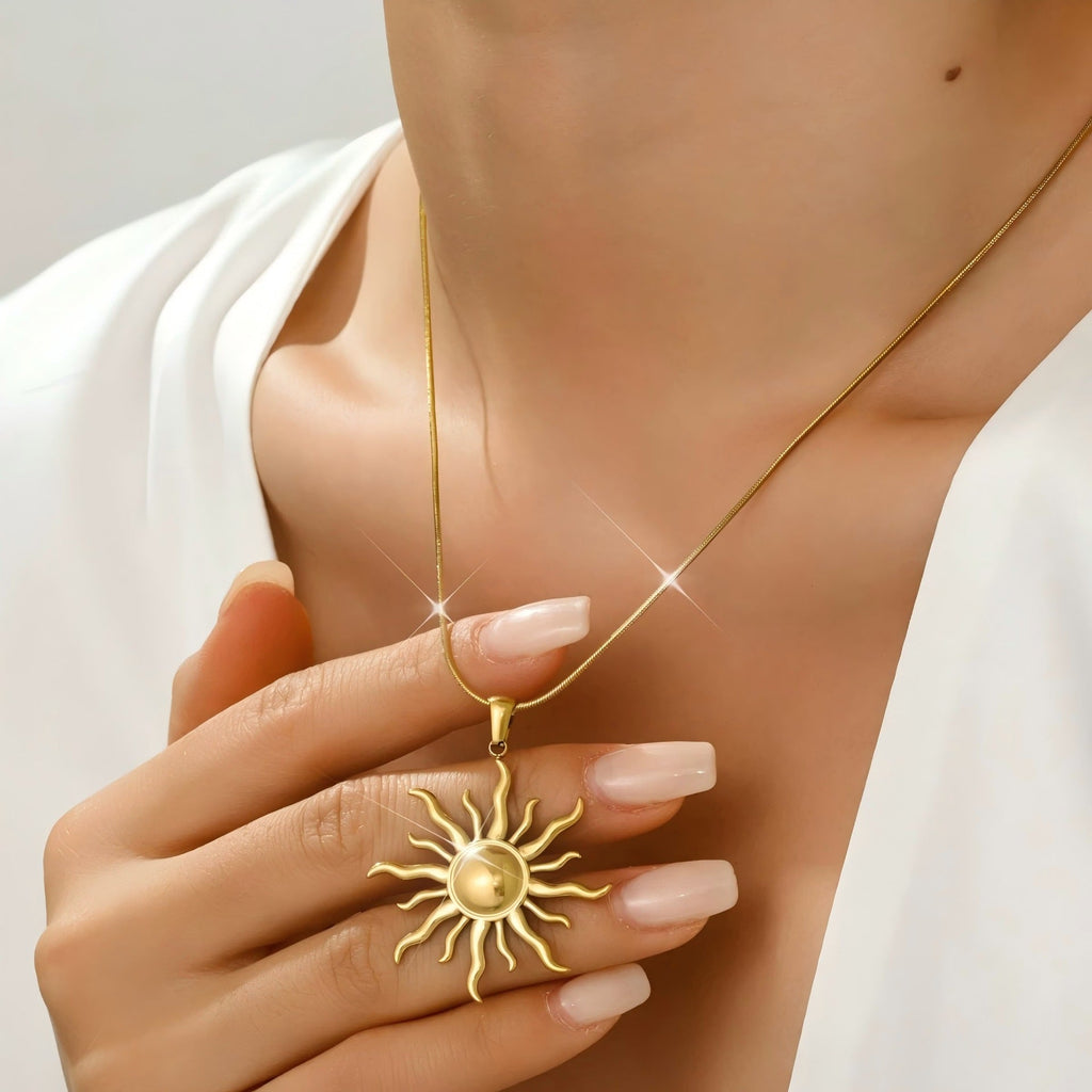 Sun Pendant Necklace