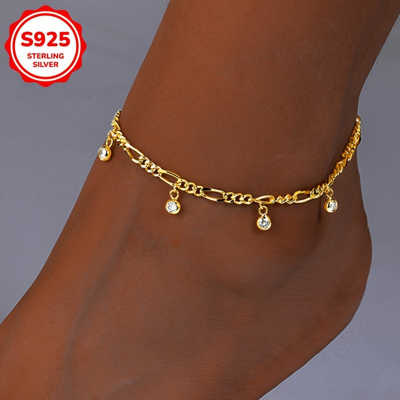 Zircon Anklet