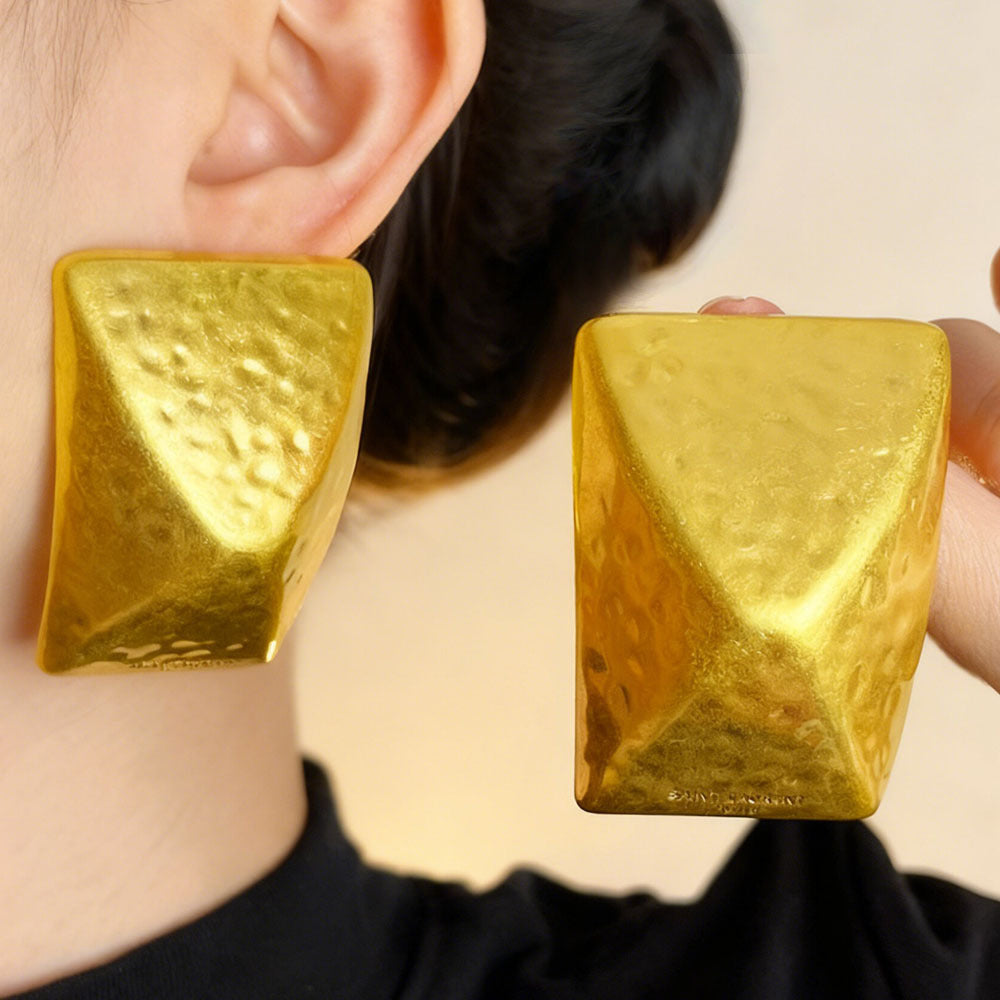 Stud Rectangular Earrings