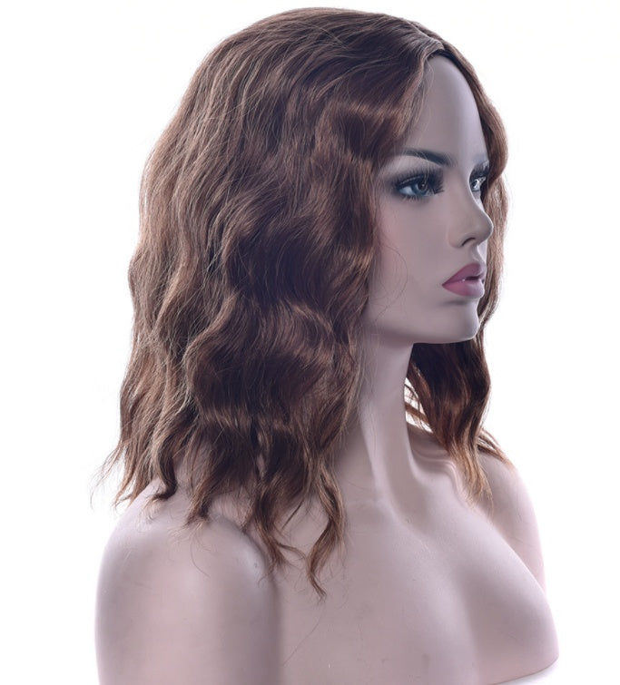 Black Silk Short Hair Cosplay Wig Headgear
