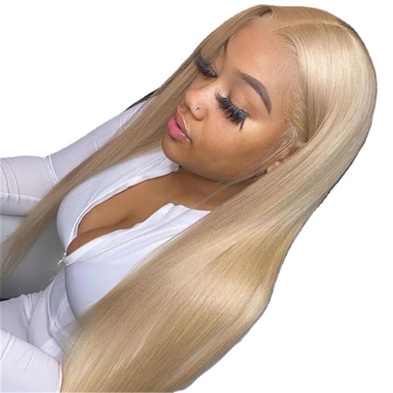 Saniy Mid-length Straight Waist-length Wig Headgear