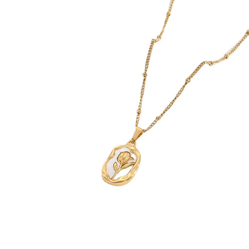 Flower Rose Necklace