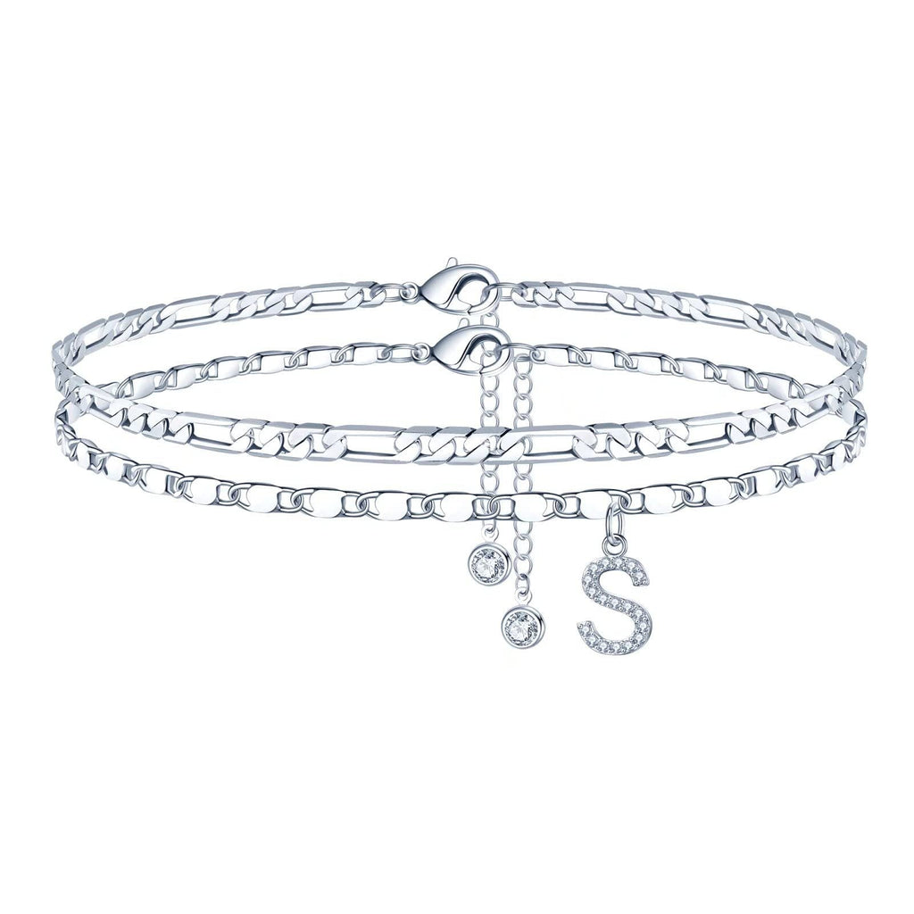 26-letter Double-layered Anklet