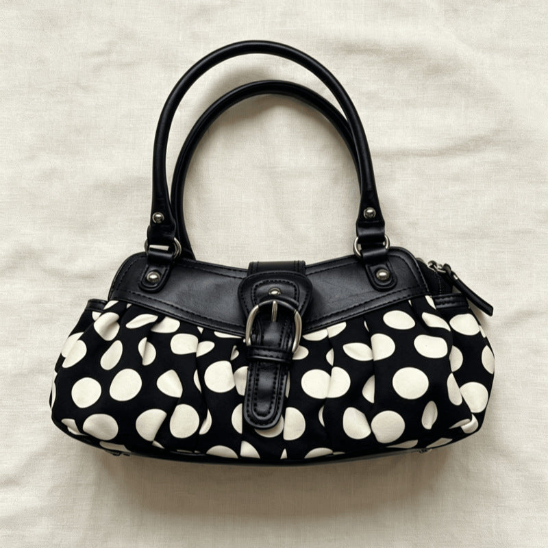 Polka-dot Underarm Shoulder Bag