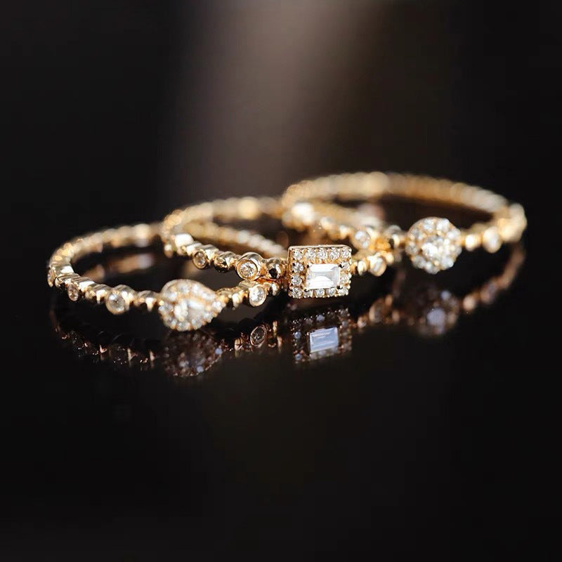 encrusted Stacking Ring