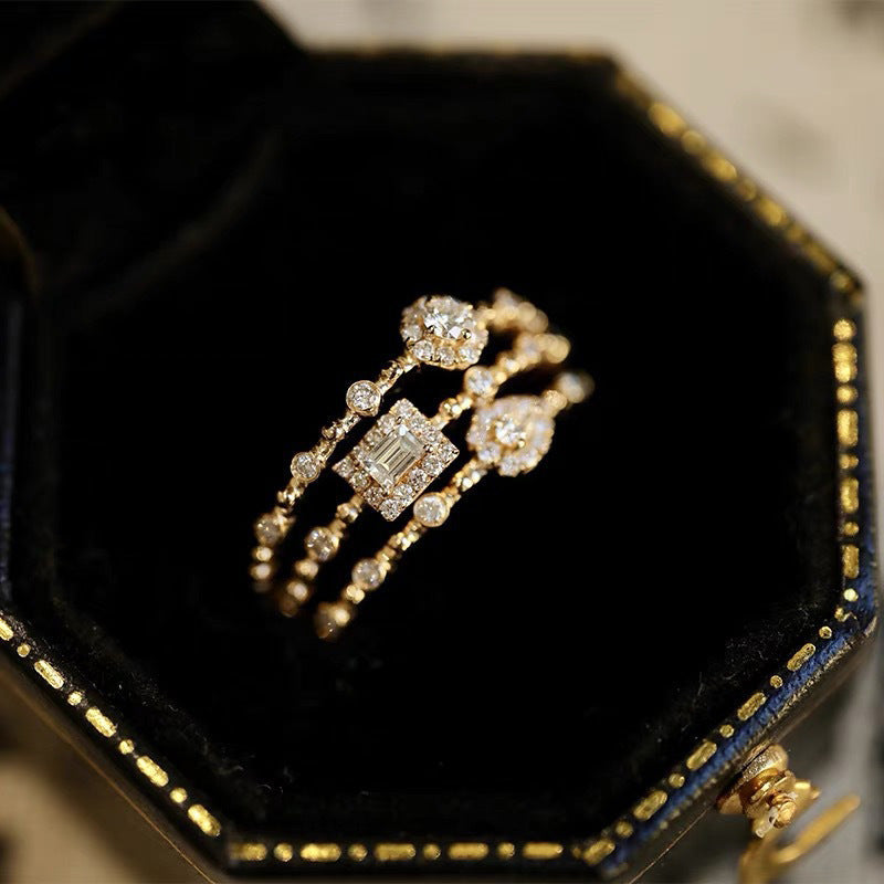 encrusted Stacking Ring