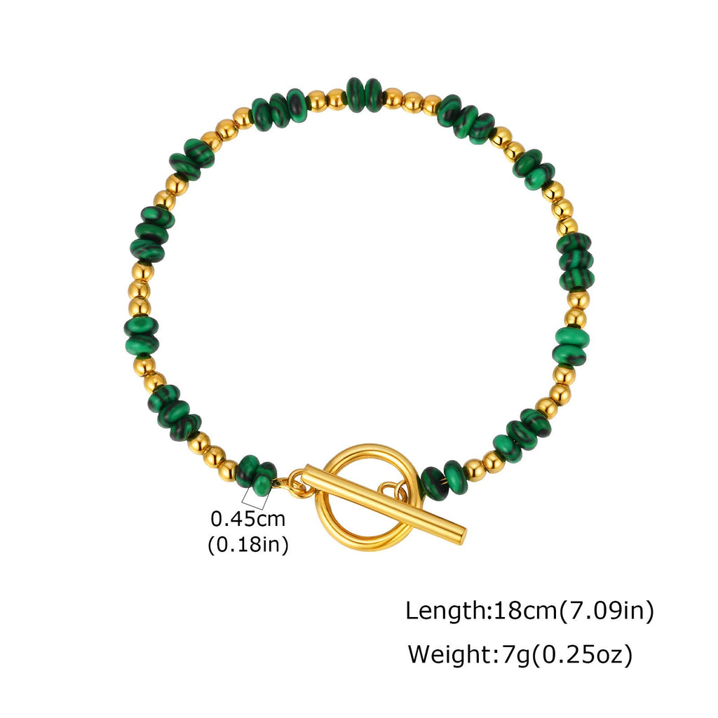 Natural Stone Bead Bracelet