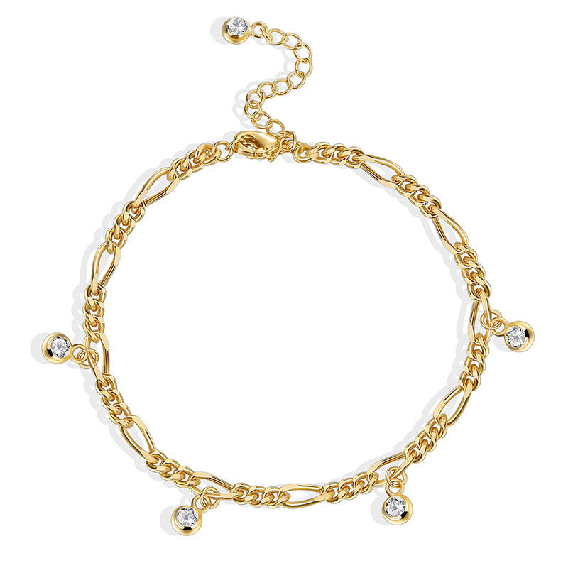 Zircon Anklet