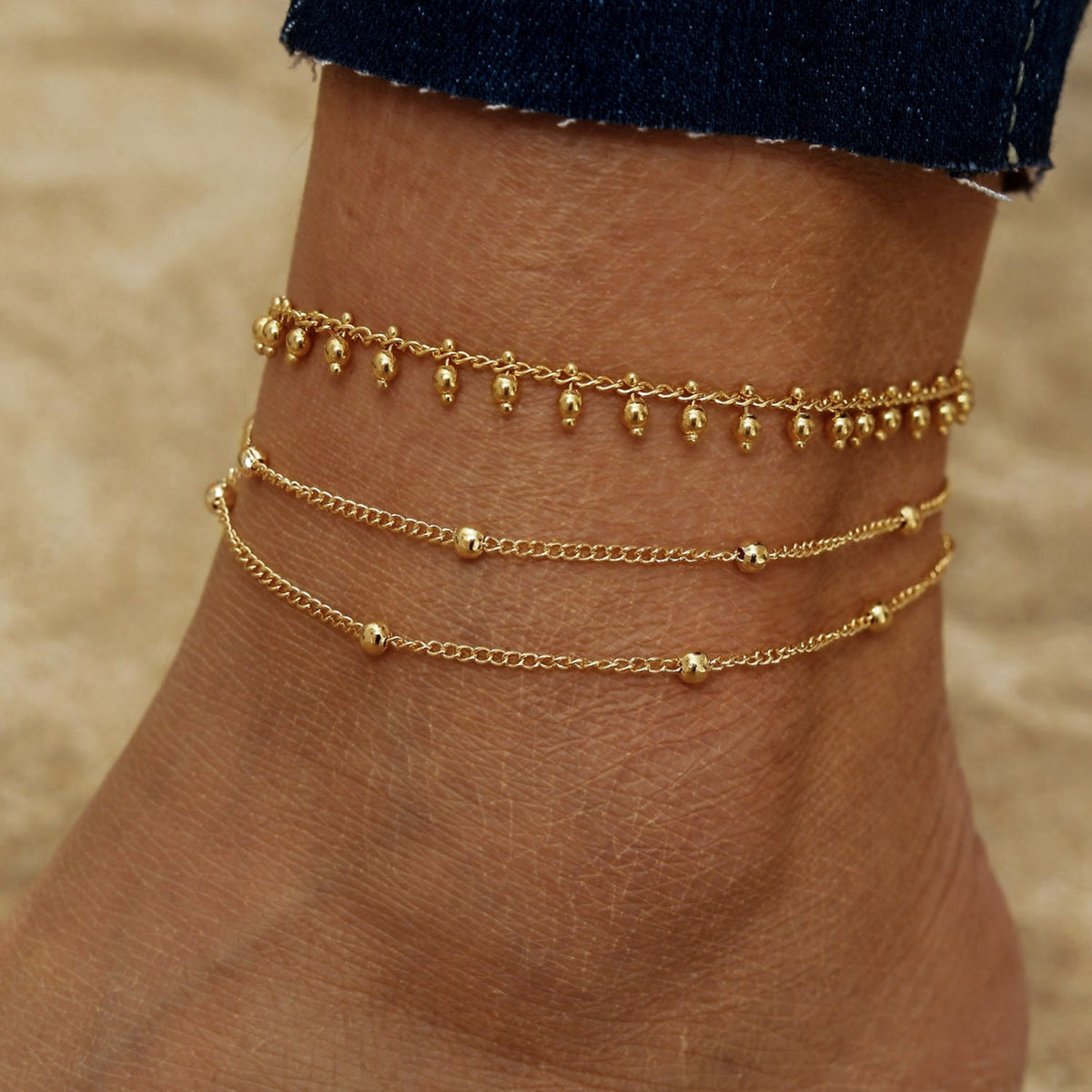 Simple Beach Anklet
