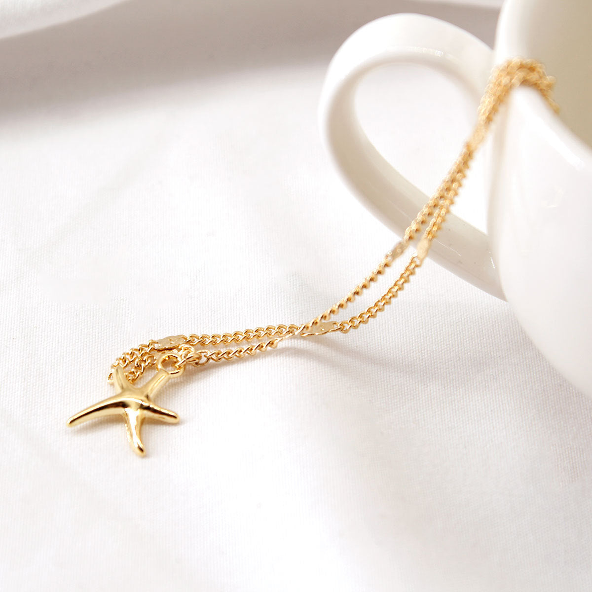 Alloy Starfish Shaped Anklet