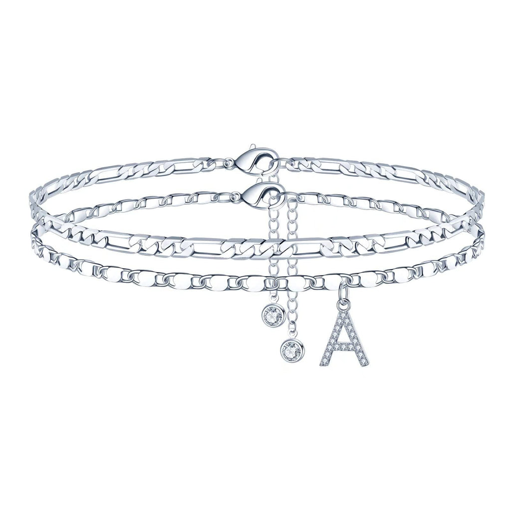 26-letter Double-layered Anklet