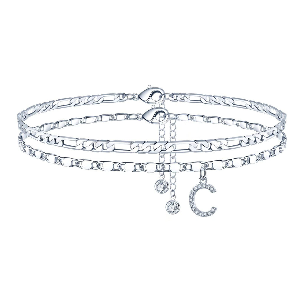 26-letter Double-layered Anklet