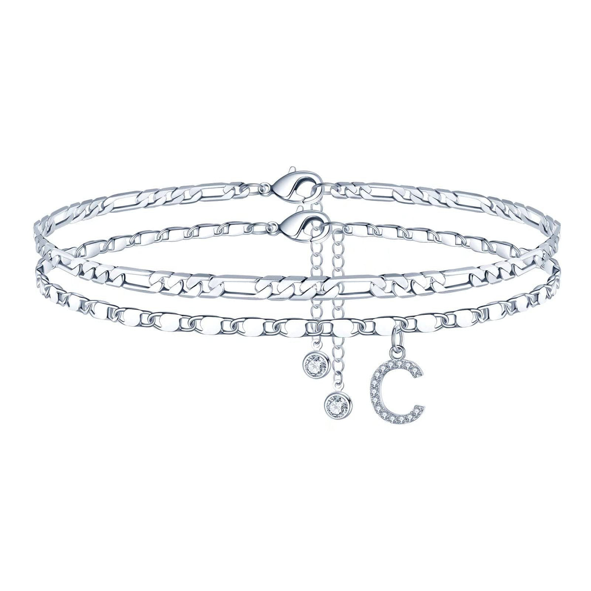 26-letter Double-layered Anklet
