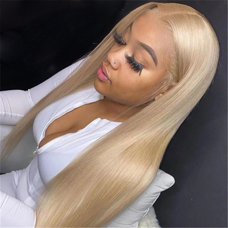 Saniy Mid-length Straight Waist-length Wig Headgear